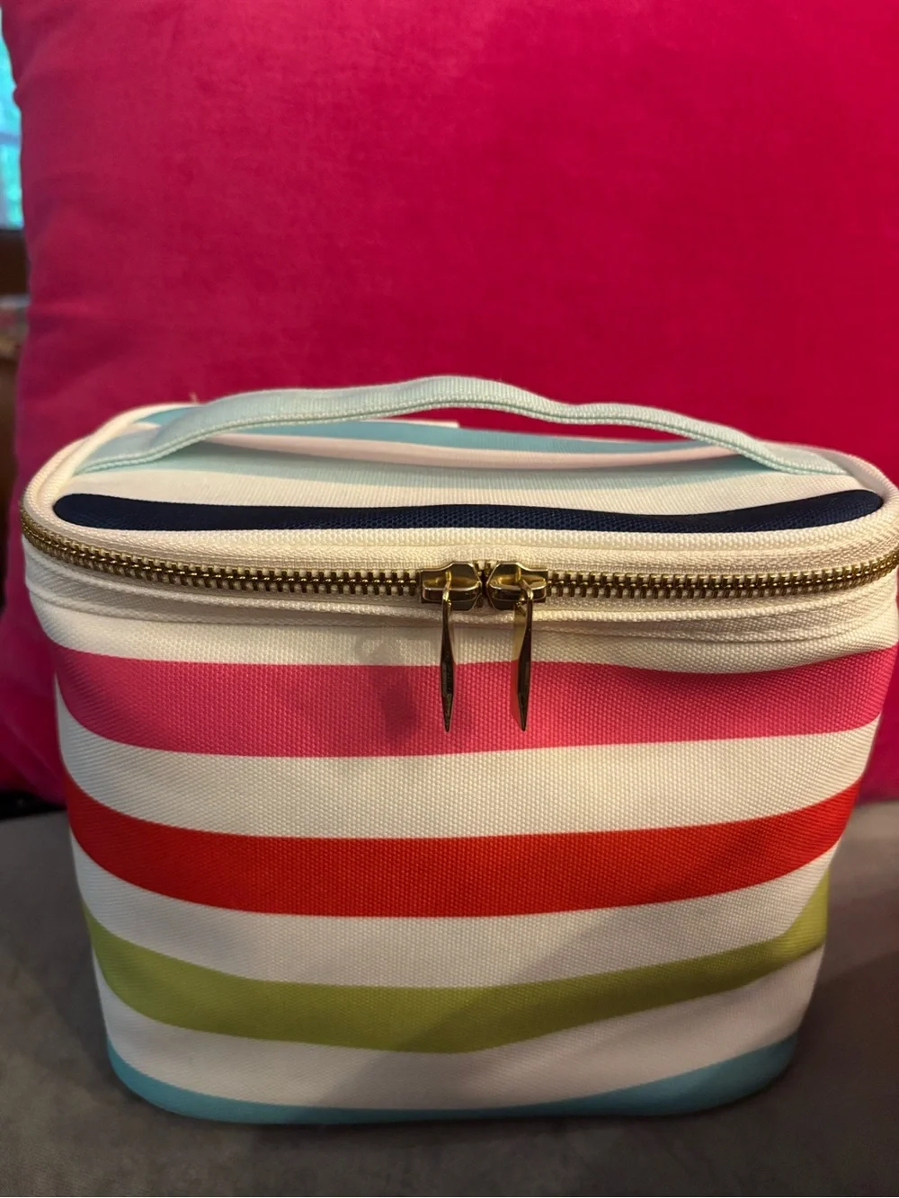 kate spade Multicolor Striped Cosmetic Pouch